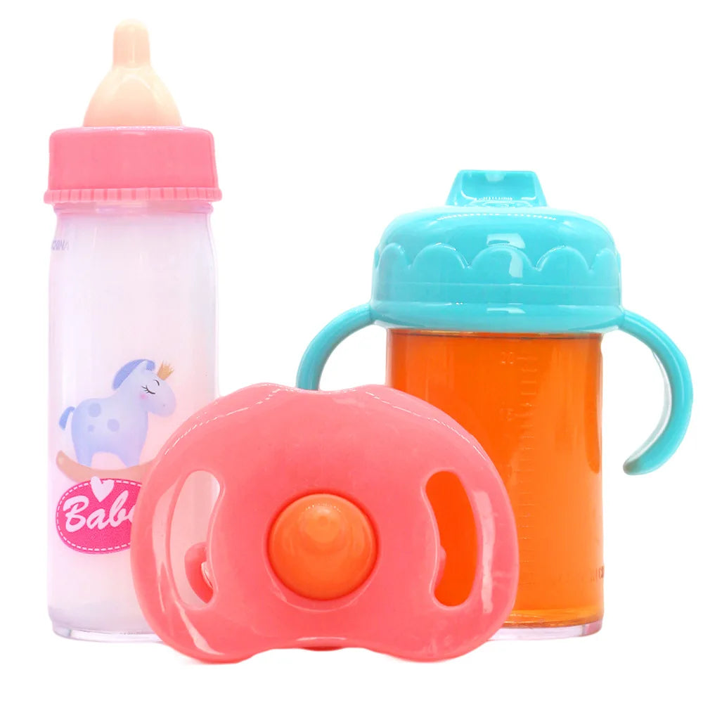 Kit de Alimentação Bebê Reborn Realista com Chupeta
